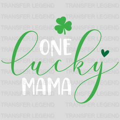 One Lucky Mama St. Patrick's Day Design - DTF heat transfer - transferlegend