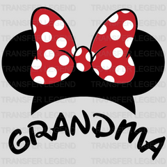 Disney Mickey And Minnie Family Group Monogram Design - DTF heat transfer - transferlegend