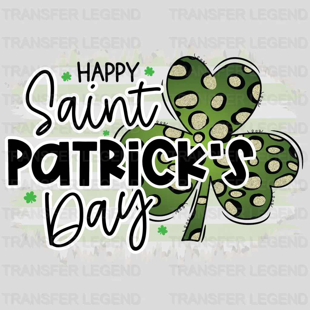Happy St. Patrick's Day Design - DTF heat transfer - transferlegend