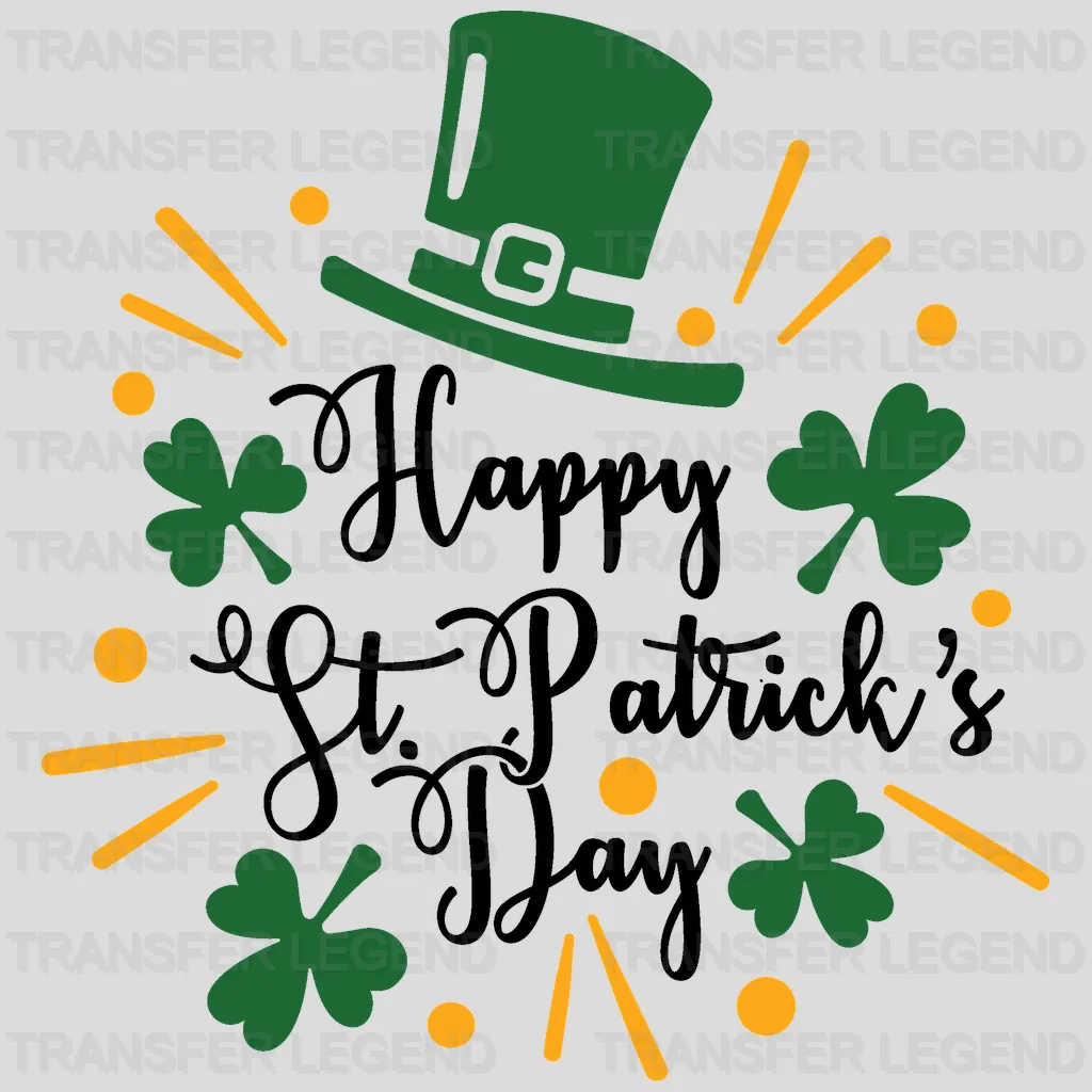 Happy St. Patrick's Day Design - DTF heat transfer - transferlegend