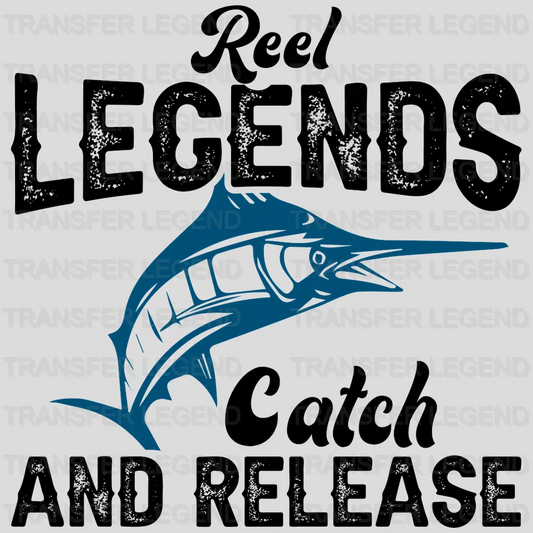 Catch And Release - Fish Design DTF Heat Transfer - transferlegend