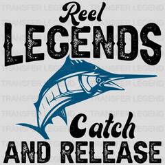 Catch And Release - Fish Design DTF Heat Transfer - transferlegend