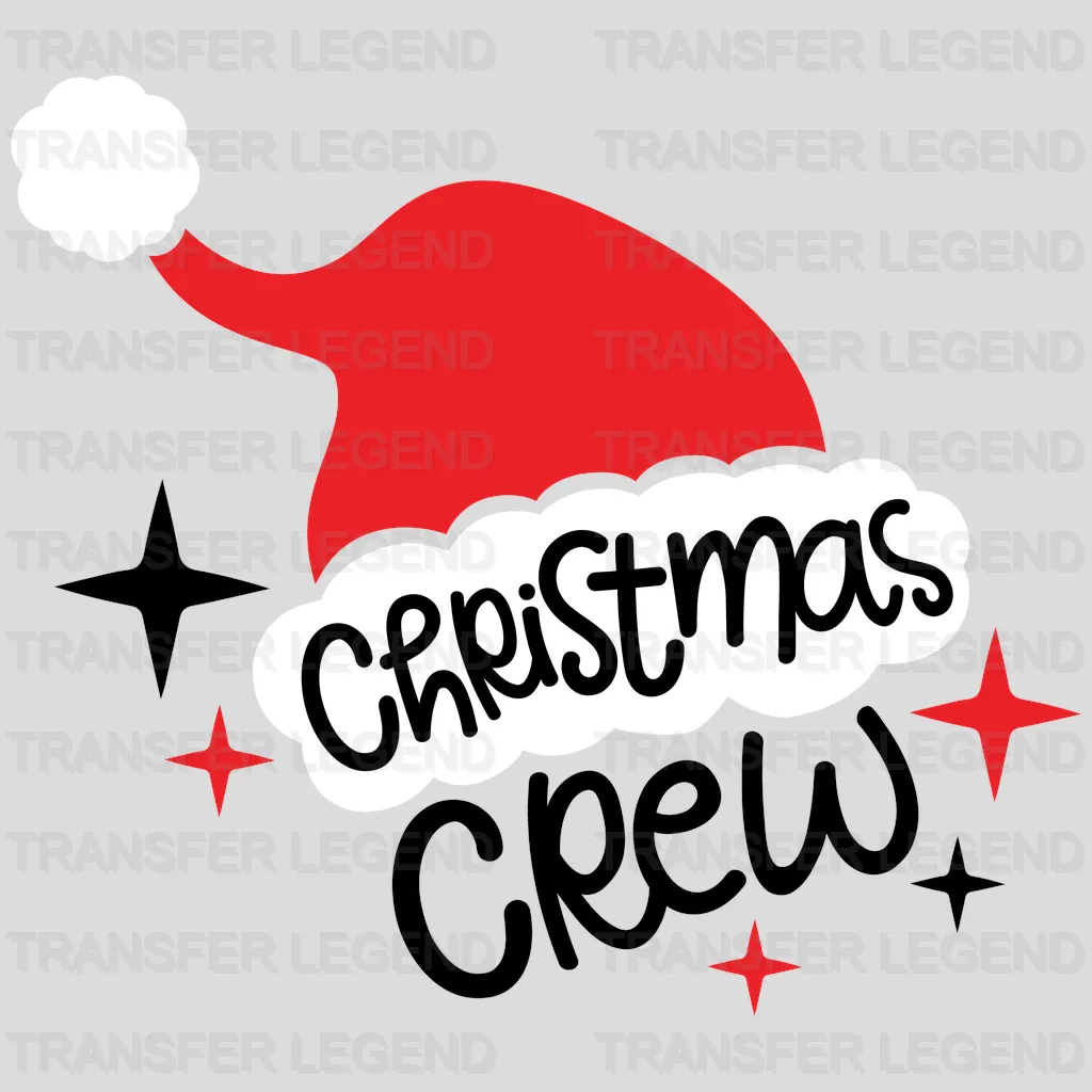 Christmas Crew Design, Christmas Design, Dtf Heat Transfer - transferlegend