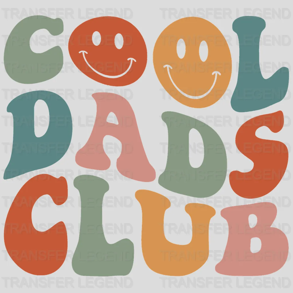 Cool Dads Club Design - DTF heat transfer - transferlegend