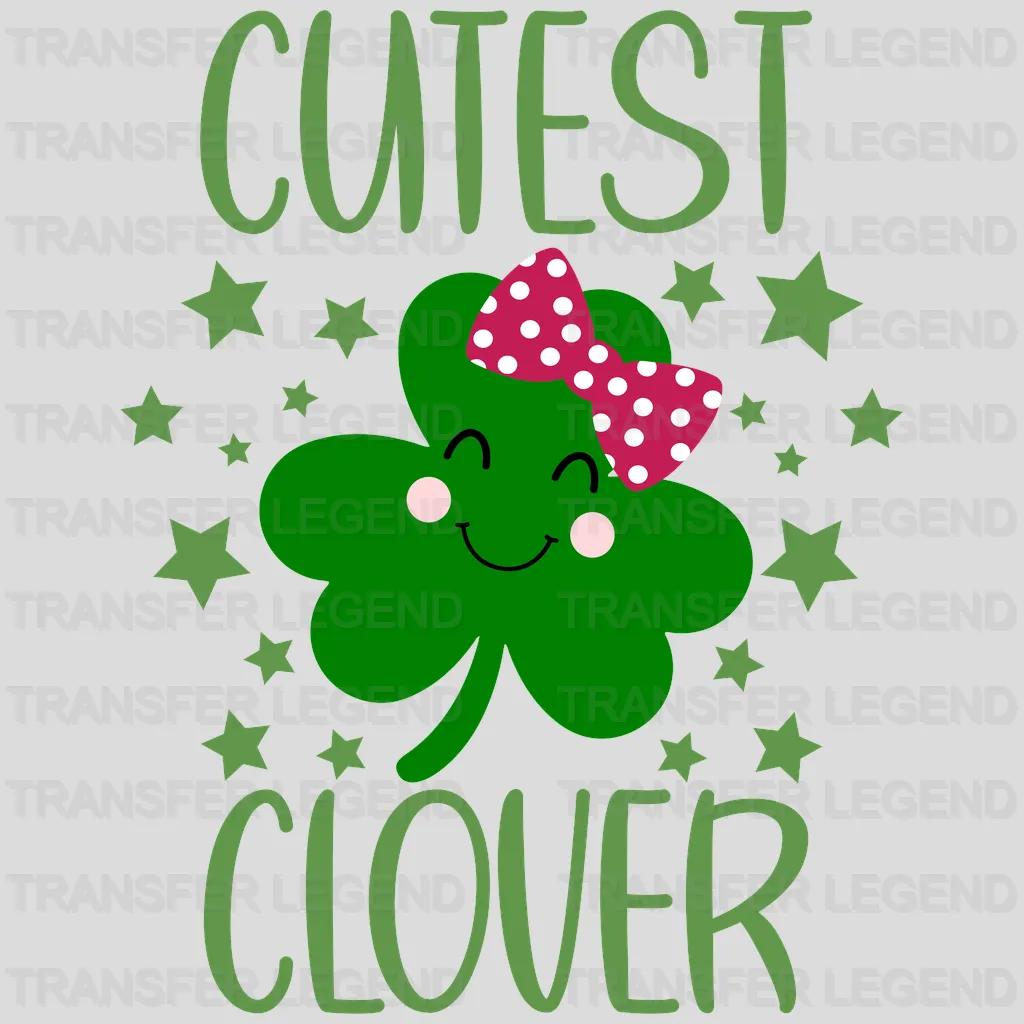 Cutest Clover St. Patrick's Day Design - DTF heat transfer - transferlegend