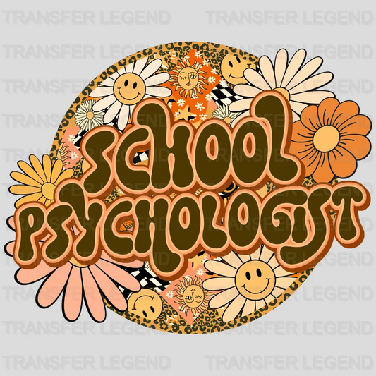 SCHOOL PSYCHOLOGIST Design - DTF heat transfer - transferlegend