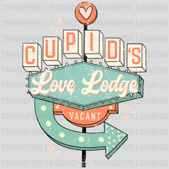 Cupid's Love Lodge Valentine's Day Design - DTF heat transfer - transferlegend