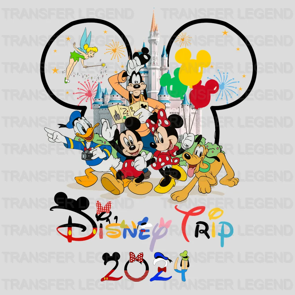 Disney Trip 2024 Design - Disney DTF Transfer - transferlegend