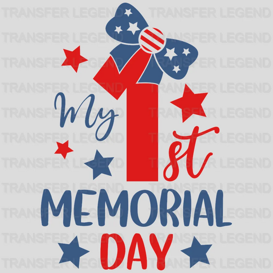 My 1st Memorial Day - Memorial Day DTF Transfer - transferlegend