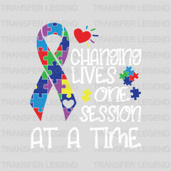 Changing Lives One Session At A Time Design - DTF heat transfer - transferlegend