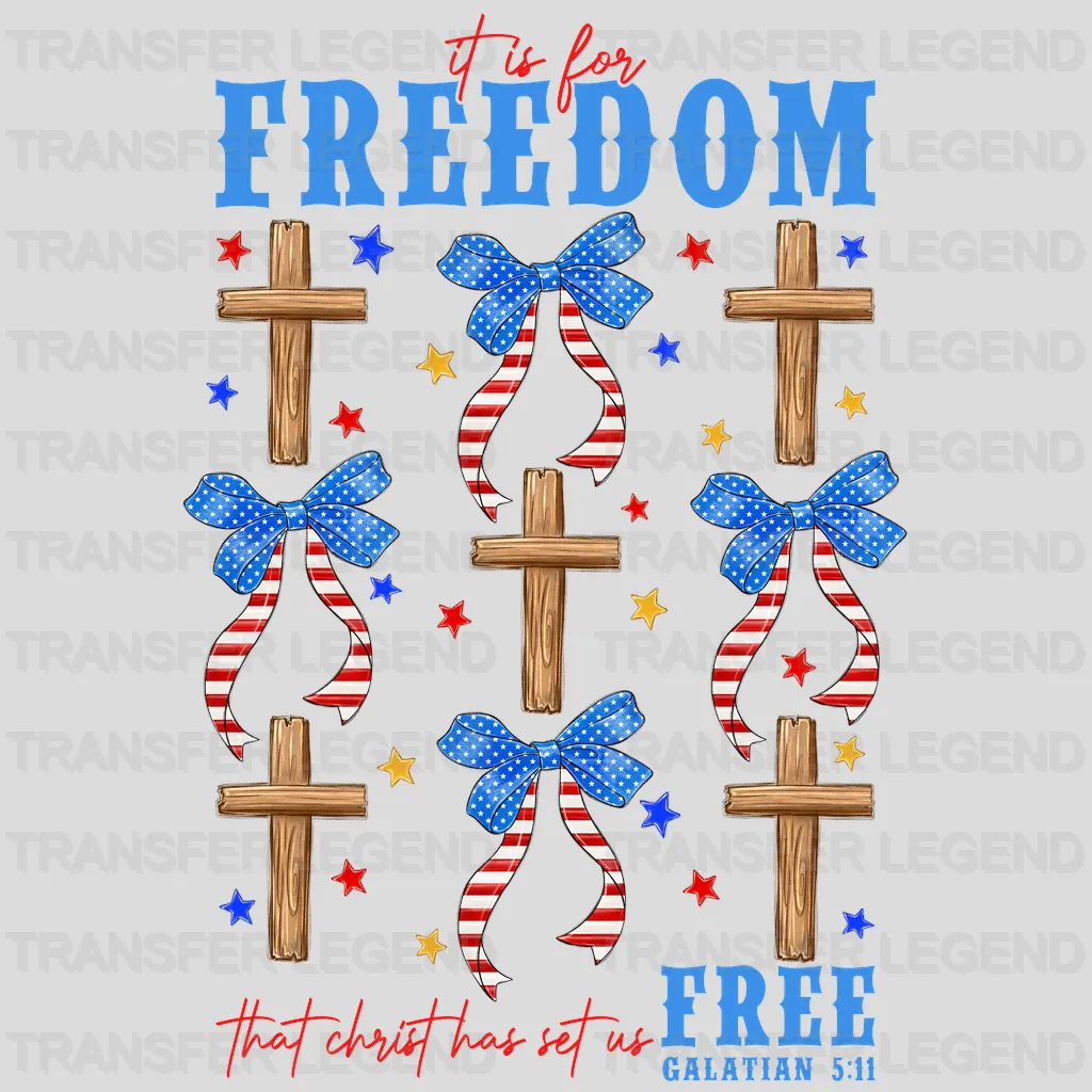 Freedom 4th July Design - DTF Heat Transfers - transferlegend