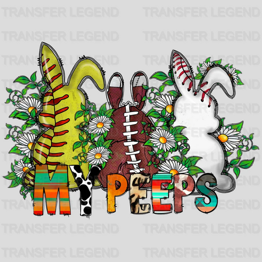 My Peeps Ball Bunnies Design - DTF heat transfer - transferlegend