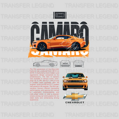 Chevrolet Camaro Gens Cars Design - DTF Heat Transfer - transferlegend