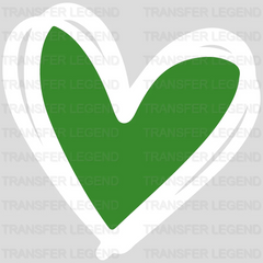 Heart St. Patrick's Day Design - DTF heat transfer - transferlegend