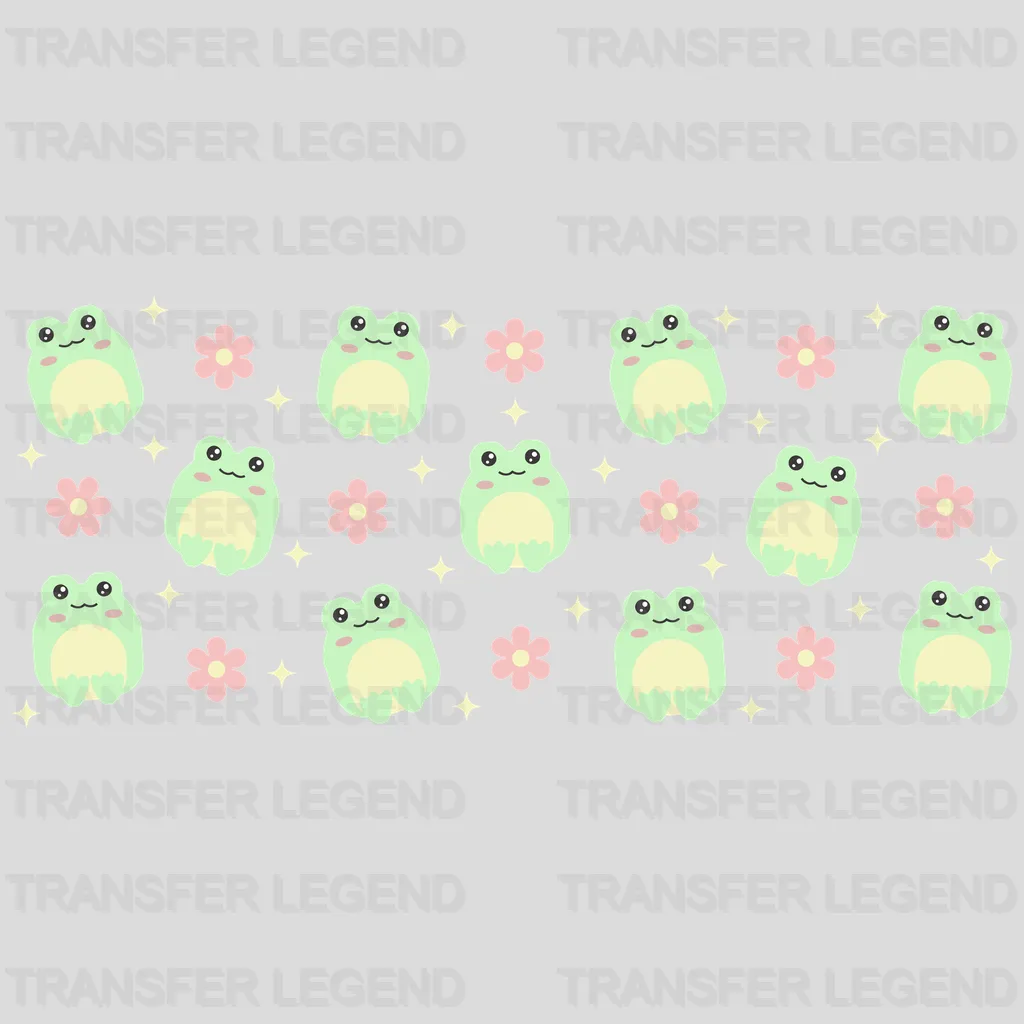 Frog UV DTF Transfer Cup Wrap UV DTF Sticker - transferlegend