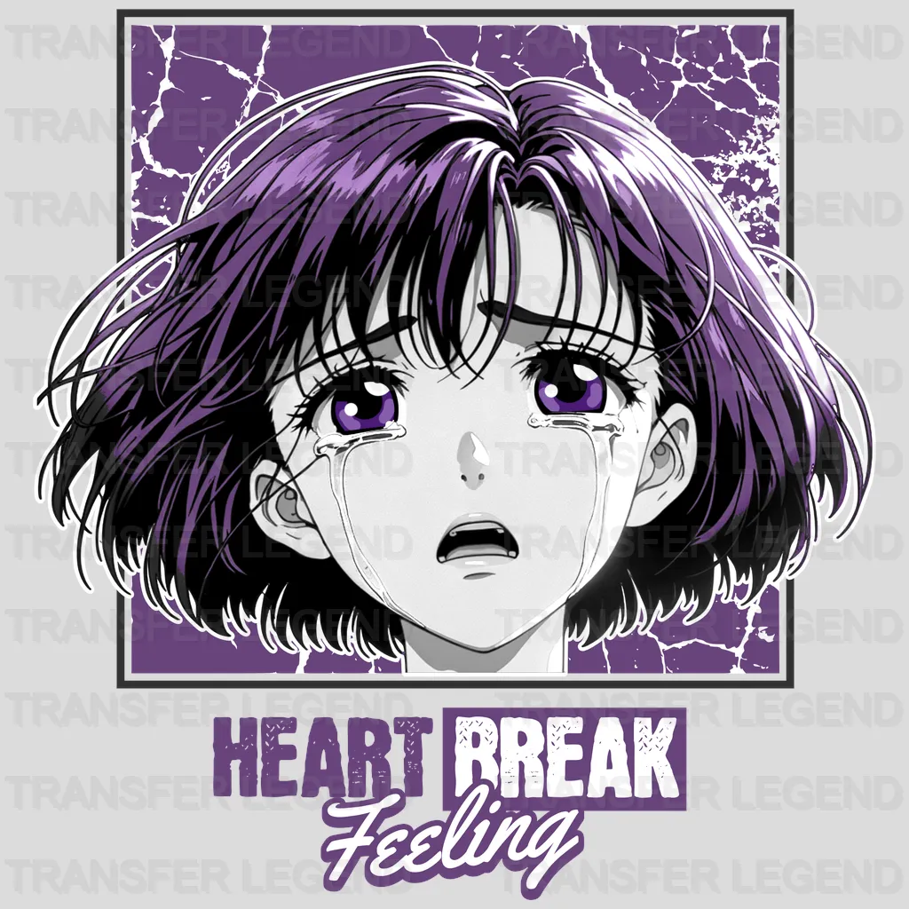 Heartbreak Feeling Streetwear Design - DTF Heat Transfer - transferlegend