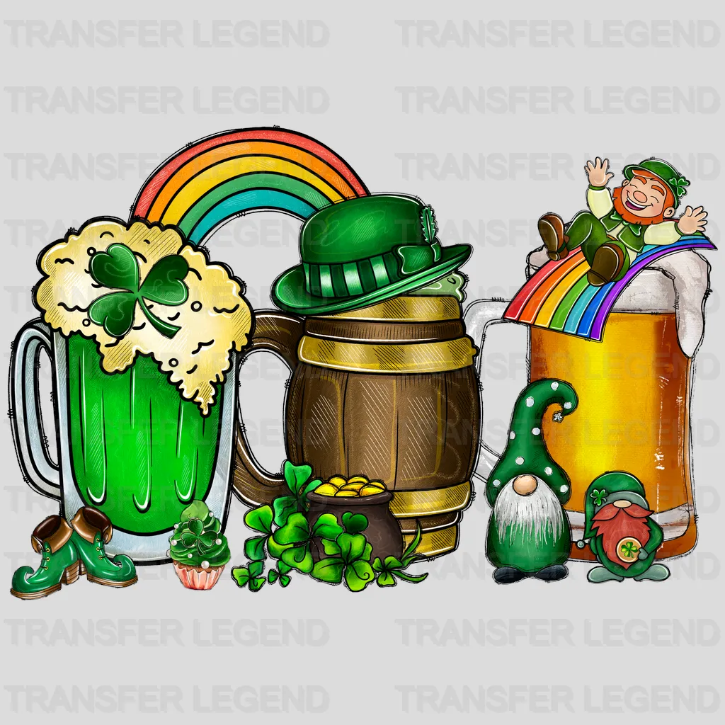 Beer St. Patrick's Day Design - DTF heat transfer - transferlegend