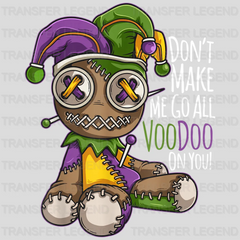 Voodoo Mardi Gras Design- Mardi Gras DTF heat transfer - transferlegend