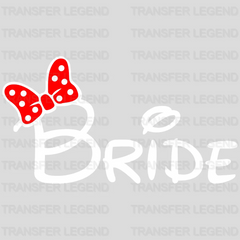 Bridal Party Disney Design - DTF heat transfer - transferlegend