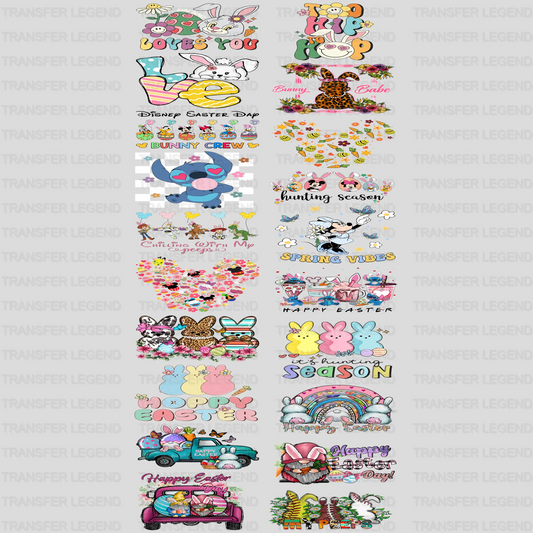 EASTER Premade Gang sheet - 20 PCS 10 INCH - transferlegend