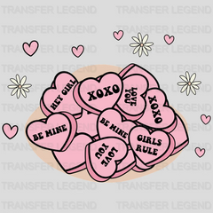 GIRLS RULE LOVE YOU - DTF heat transfer - transferlegend