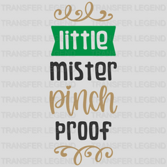 Little Mister Pinch Proof St. Patrick's Day Design - DTF heat transfer - transferlegend