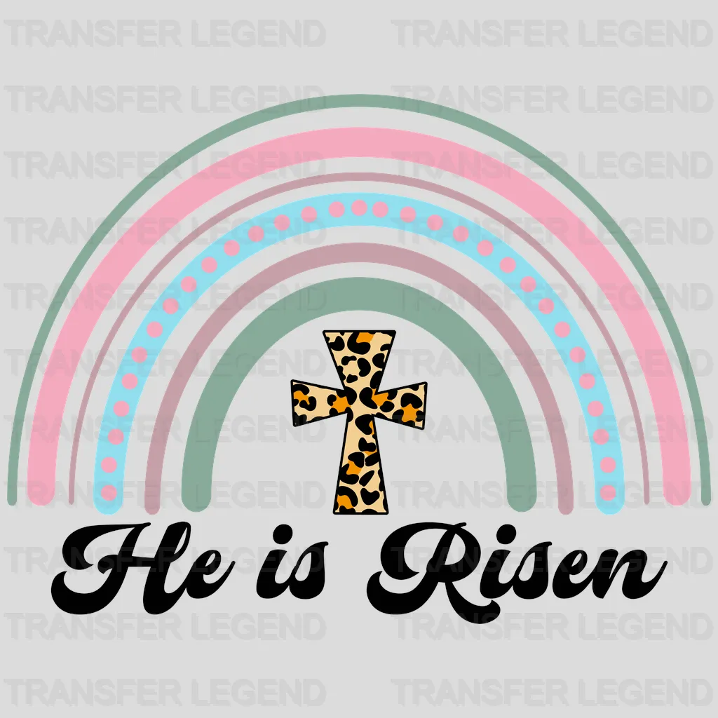 He Is Risen Easter Design - DTF heat transfer - transferlegend