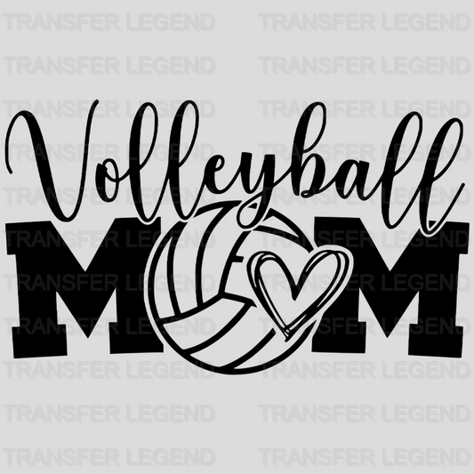 Volleyball Mom Heart Design - DTF heat transfer - transferlegend