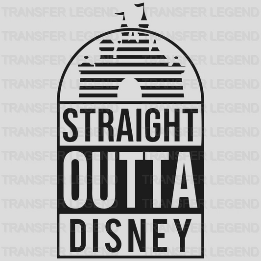 Straight Outta Castle Design - DTF heat transfer - transferlegend