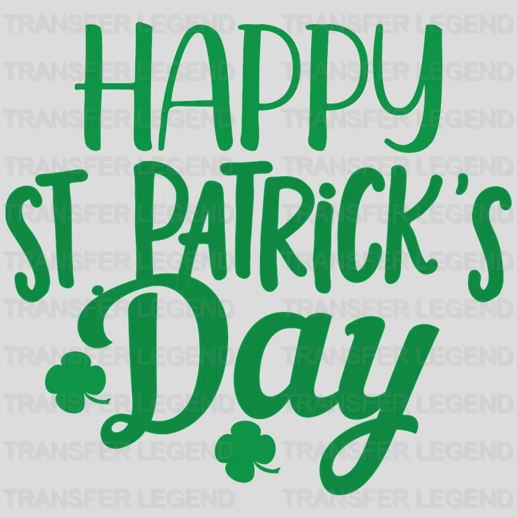 Happy St. Patrick's Day Design - DTF heat transfer - transferlegend