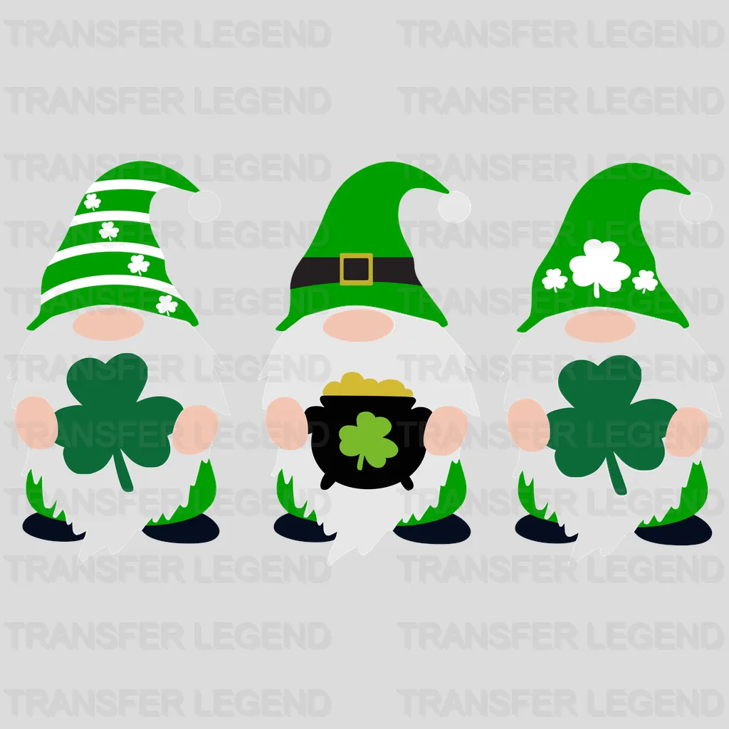 Gnomies St. Patrick's Day Design - DTF heat transfer - transferlegend