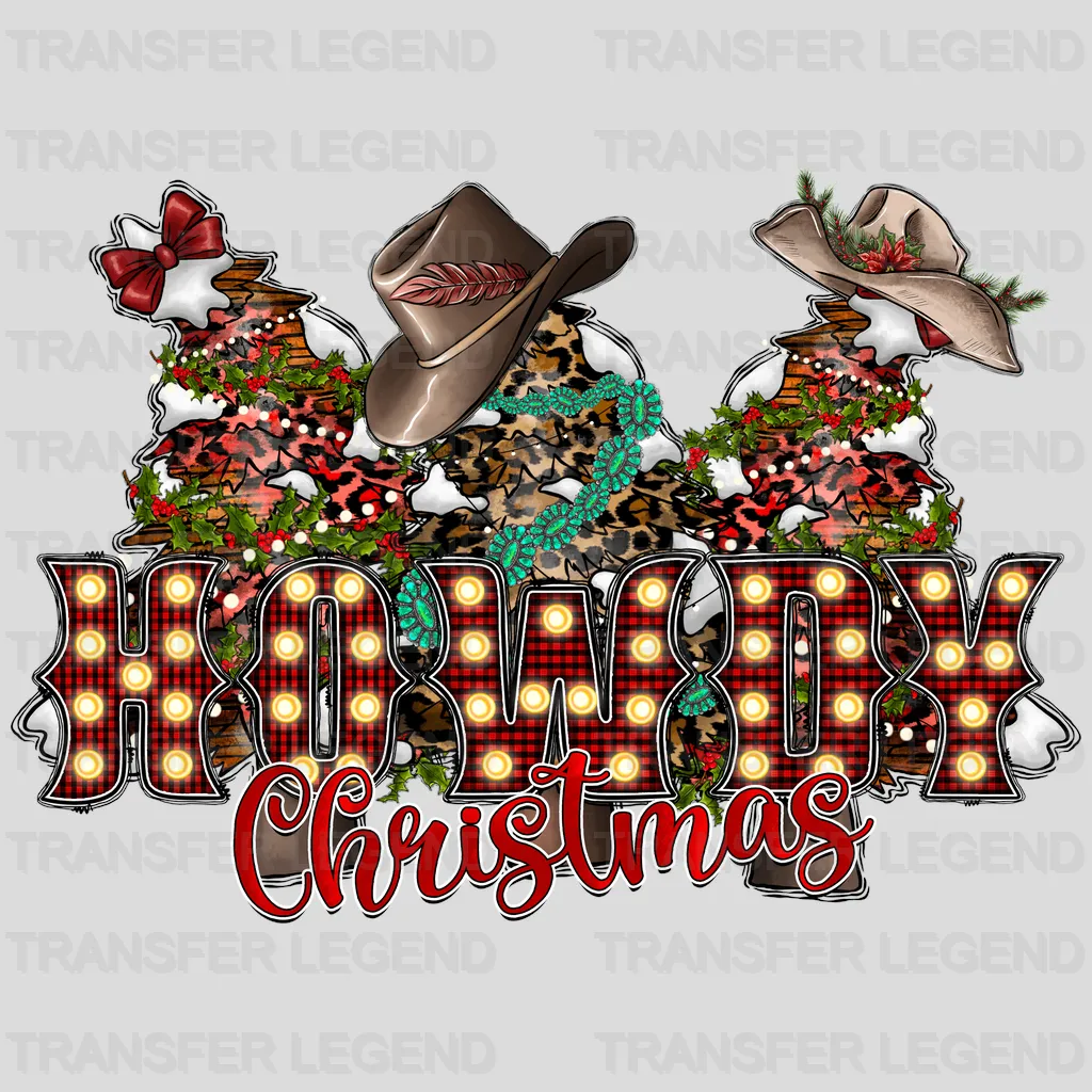 HOWDY CHRISTMAS Christmas Design - DTF heat transfer - transferlegend