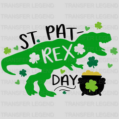 St.Pat-Rex Day / St. Patrick's Day Design - DTF heat transfer - transferlegend