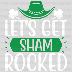 Let's Get Shamrocked St. Patrick's Day Design - DTF heat transfer - transferlegend