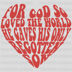 God Heart  DTF Transfers - transferlegend