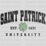 University St. Patrick's Day Design - DTF heat transfer - transferlegend