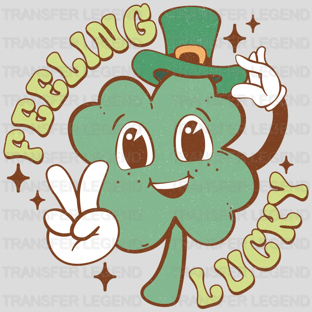 Feeling Lucky St. Patrick's Day Design - DTF heat transfer - transferlegend