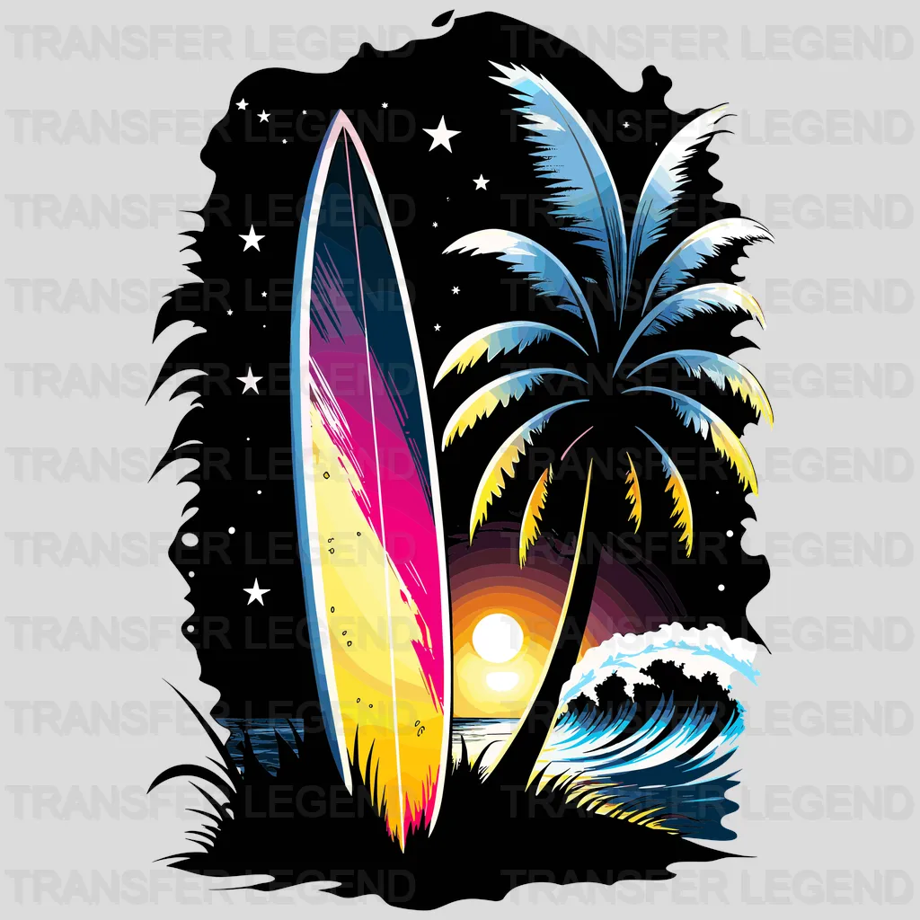 Surf Star Surfing Design - DTF Heat Transfers - transferlegend