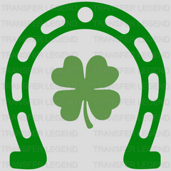 Horseshoe Clover St. Patrick's Day Design - DTF heat transfer - transferlegend