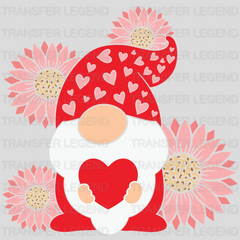 GNOMIE AND FLOWERS - DTF heat transfer - transferlegend