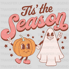 Halloween Its the Season Pumpkin Ghost Design - DTF heat transfer - transferlegend