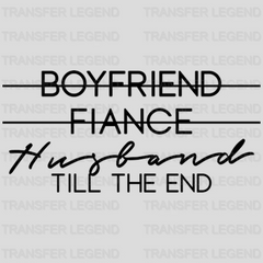 Boyfriend to Husband / Girlfriend to Wife Design - DTF heat transfer - transferlegend