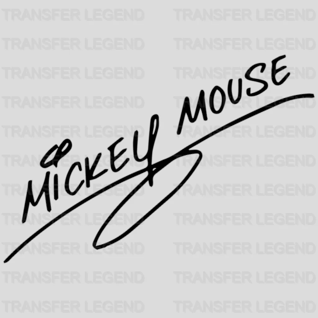 Disney Character Mickey Mouse Design - DTF heat transfer - transferlegend