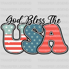 God Bless The USA DTF Transfer - transferlegend