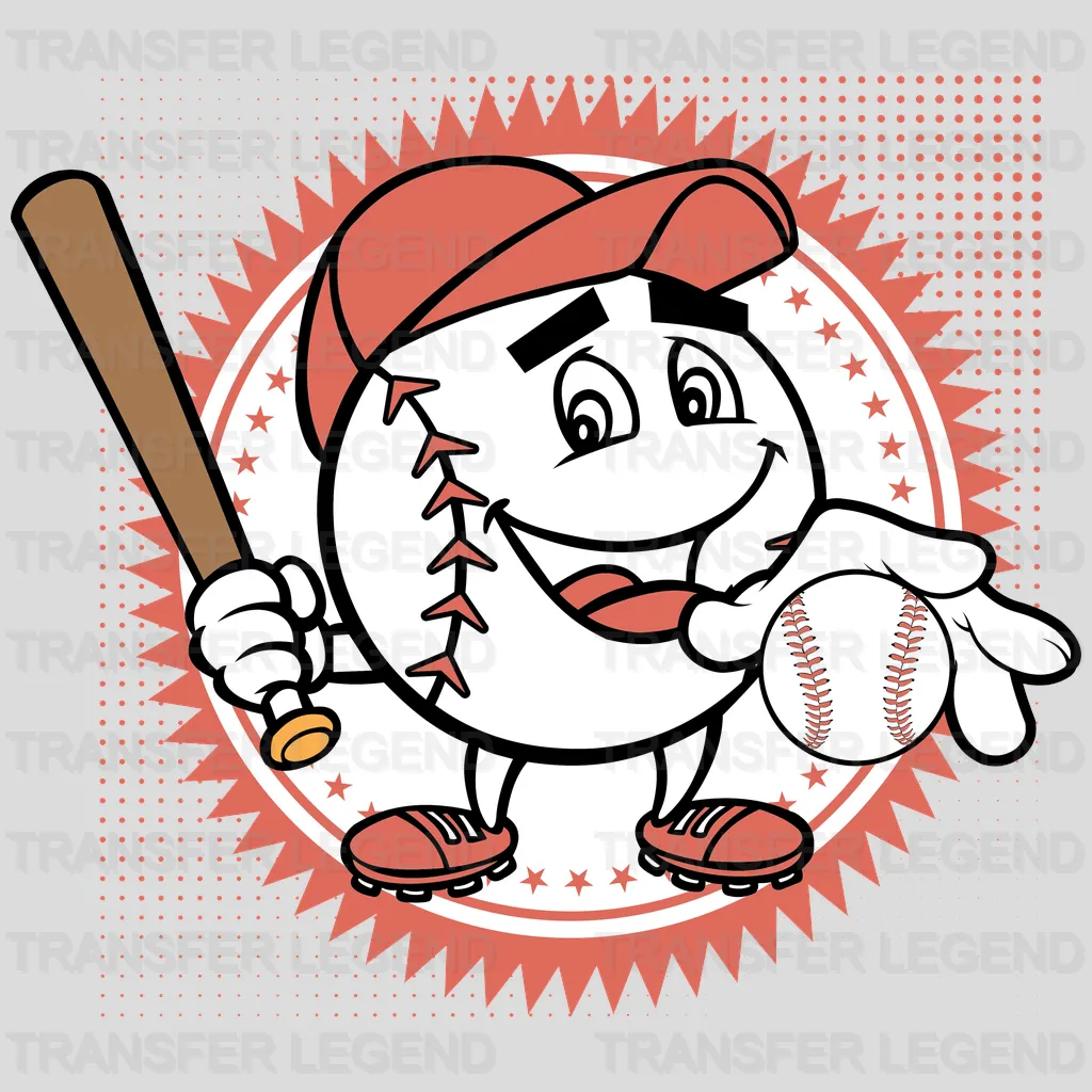 Baseball Ball DTF Transfer - transferlegend