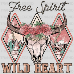 WILD HEART FREE SPIRIT - DTF heat transfer - transferlegend