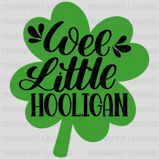 Wee Little Hooligan St. Patrick's Day Design - DTF heat transfer - transferlegend