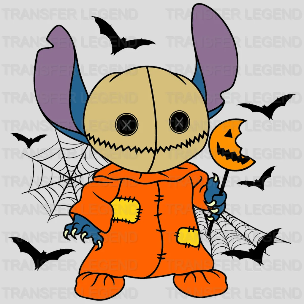 Disney Stitch Halloween Trick 'r Treat Sam Design - DTF heat transfer - transferlegend