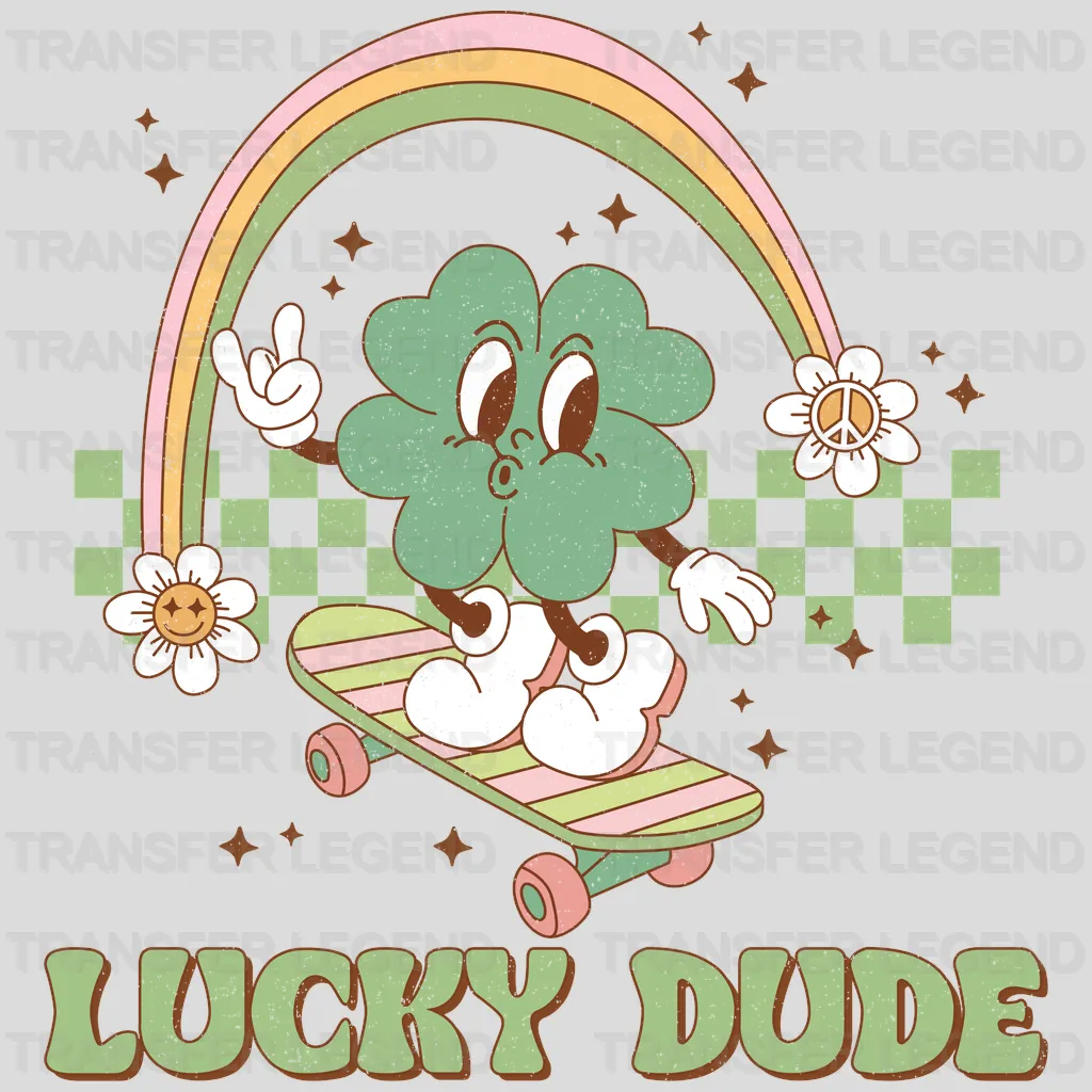 Lucky Dude St. Patrick's Day Design - DTF heat transfer - transferlegend