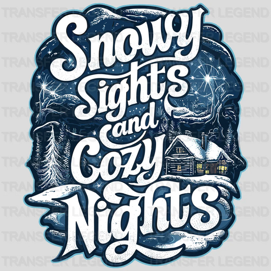 Snowy Sights Winter Design - DTF Heat Transfers - transferlegend